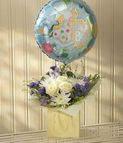 Blue Lullaby with balloon